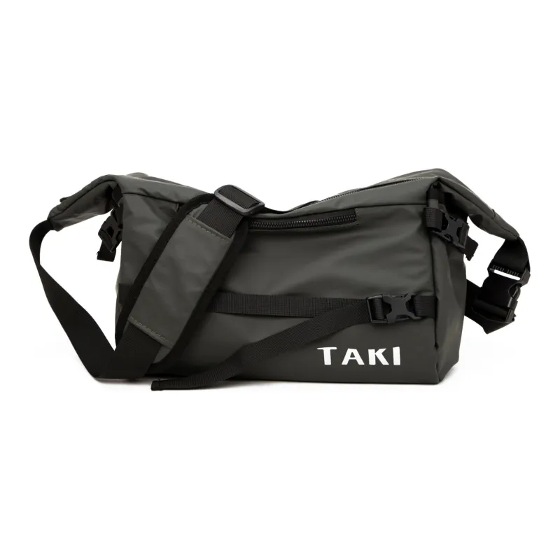 TAKI Synthetic Leather Crossbody Bag Shoulder Bag Regular Unisex Black/Gray/Blue/Green-12