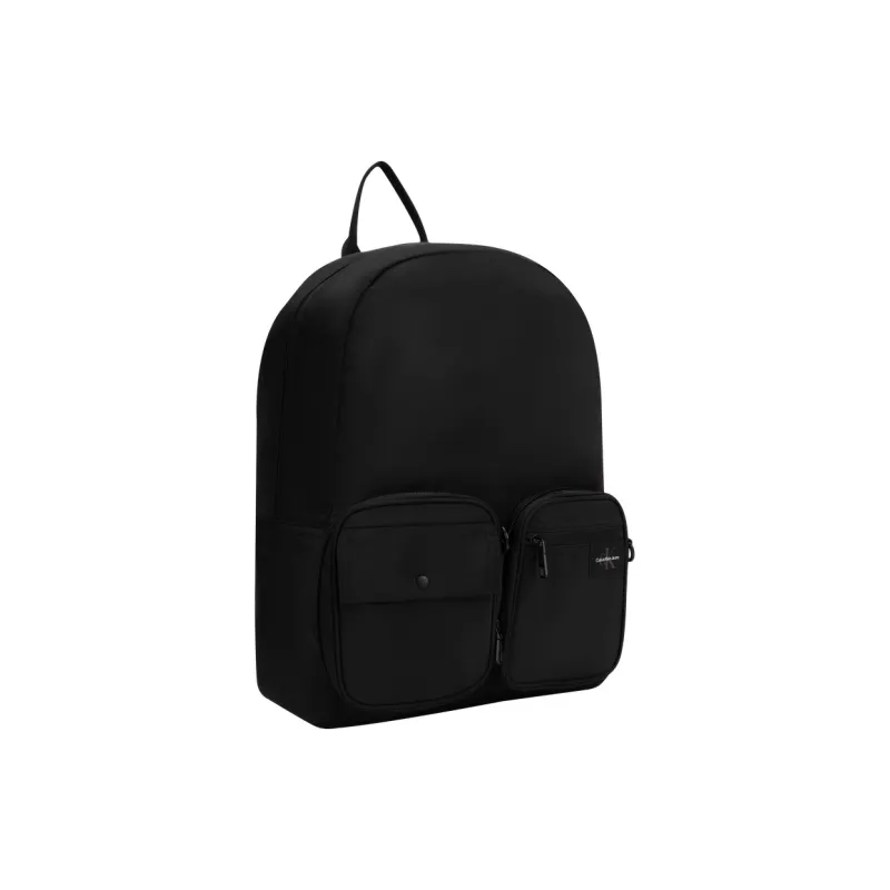 CALVIN KLEIN Fabric Backpack Men's Black-1