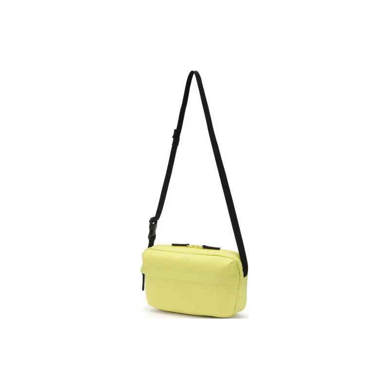 MUJI Recycled Polyester Crossbody Bag Shoulder Bag Unisex Light Yellow-0