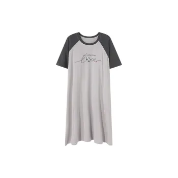 The Story Of The Flower Season Nightgown Women's Gray