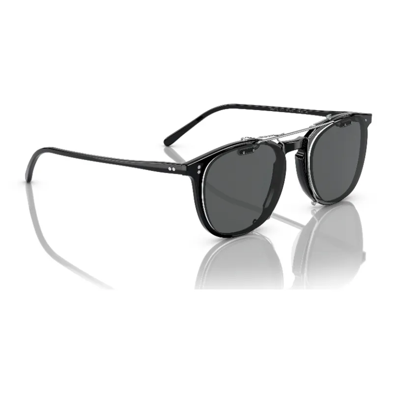 Oliver Peoples Metal Square Sunglasses Men's Black-2