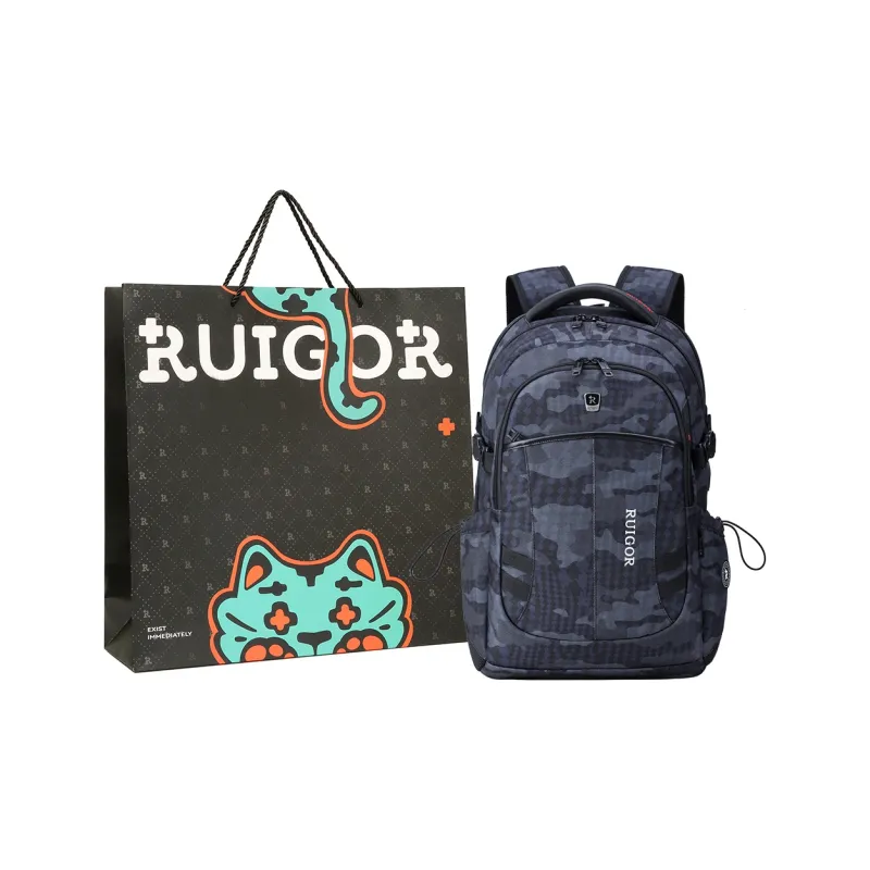 RUIGOR Oxford Laptop Backpack Regular Unisex Black-15