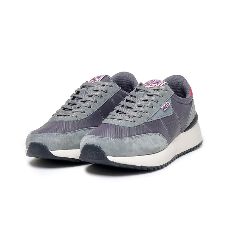 TREEPERI Running Shoes Unisex Low Top Gray-4