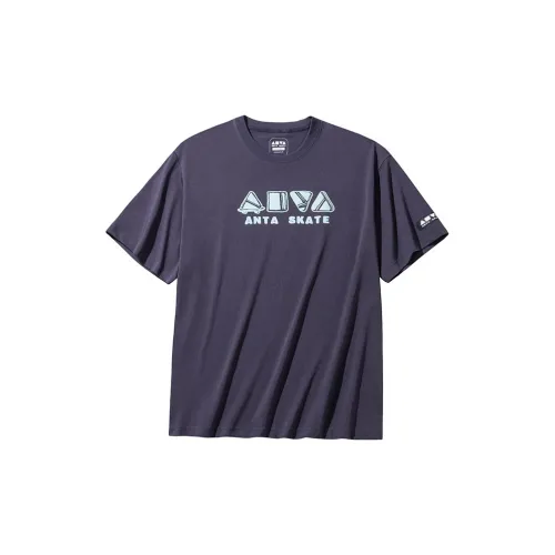 ANTA T-Shirts Men Plum Purple