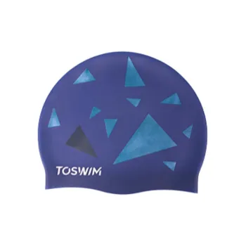 TOSWIM Swimming Caps Silicone Women's Ice Crystal Mint