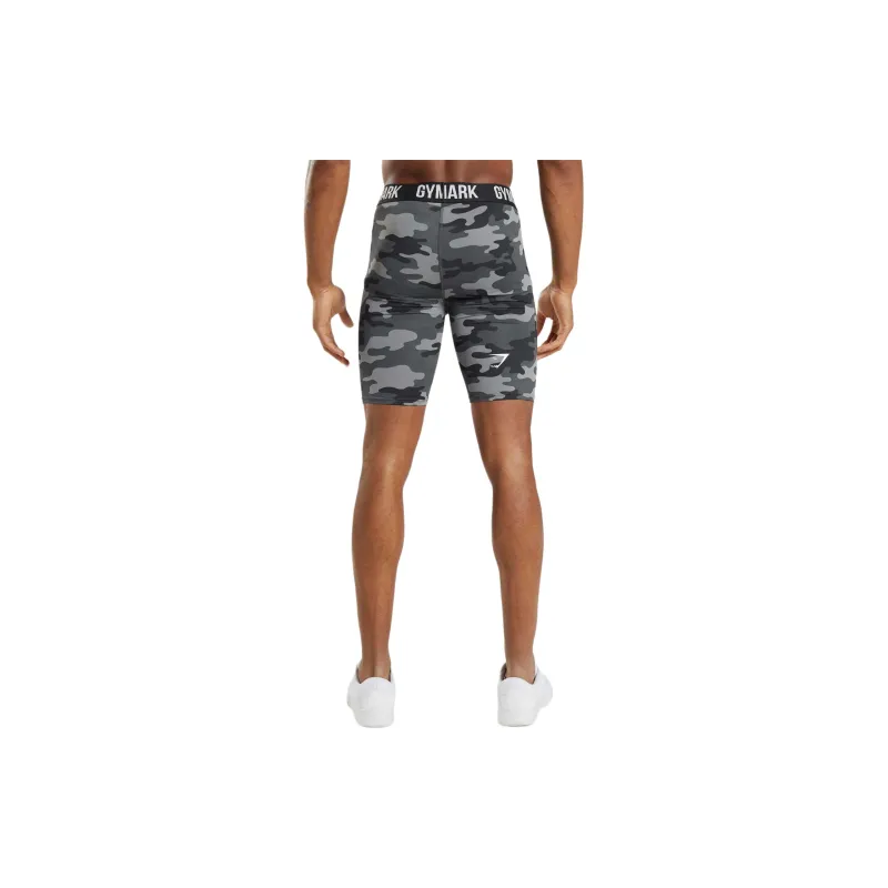 GYMSHARK ELEMENT BASELAYER SHORTS Sports Shorts Men's Gray-1