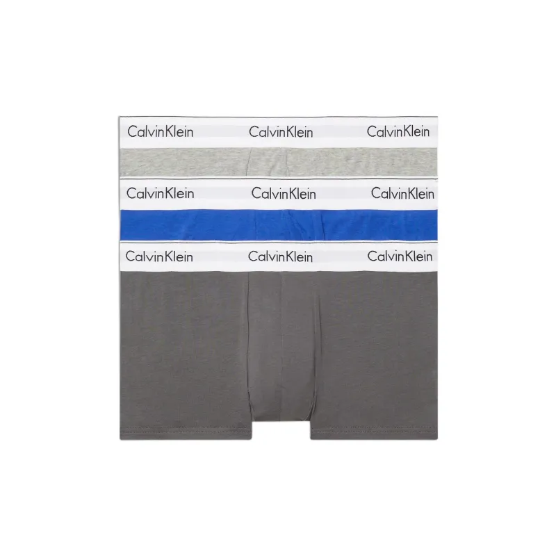 CALVIN KLEIN LOW RISE TRUNK 3PK Boxer Shorts Europe Version Men's 3 Pack-0