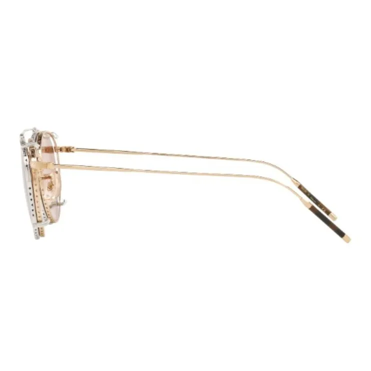 Oliver Peoples Aviator Sunglasses Unisex Gold-3