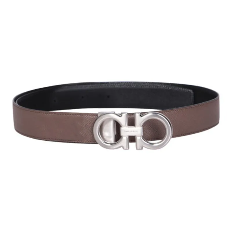 FERRAGAMO Leather Belts Men's Brown -1
