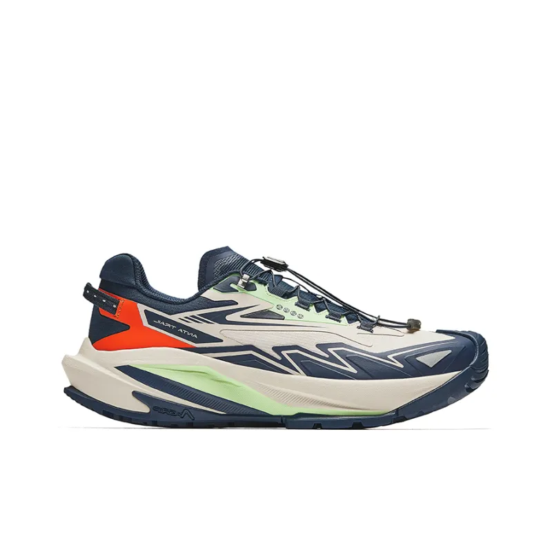 Anta Cushioning Wear-Resistant Low-Top Running Shoes Men's Mo Dai Blue-3