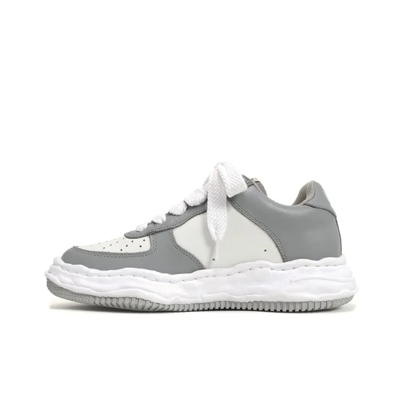 MIHARA YASUHIRO Wayne Low-Top Skateboard Shoes Unisex Gray White-0