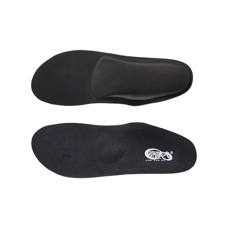 Jing Jianda Latex Spine Foam Cork EVA Insoles Unisex Black-0