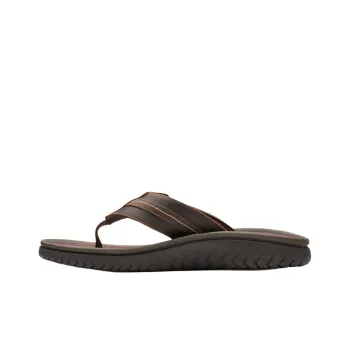 Clarks EVA Slip-Resistant Flip Flops Men's Brown