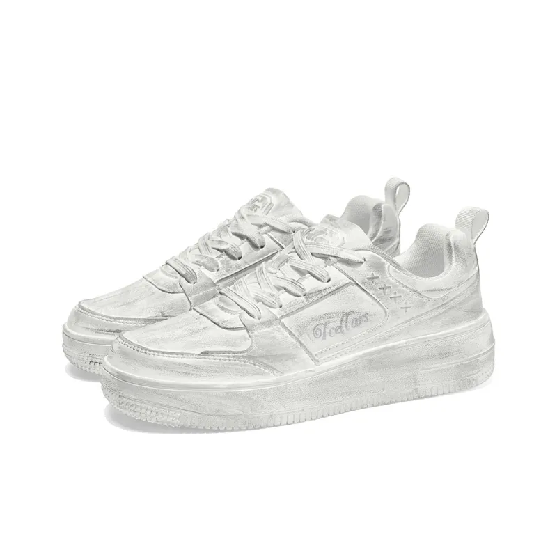TCELLARS Skateboard Shoes Unisex Low Top White-9