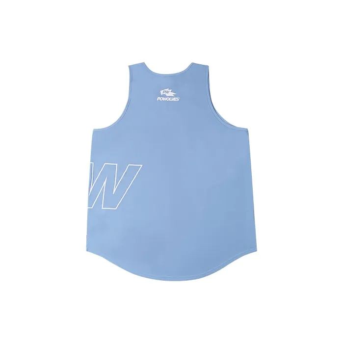 Powolves Tank Tops Unisex Ice Blue-1