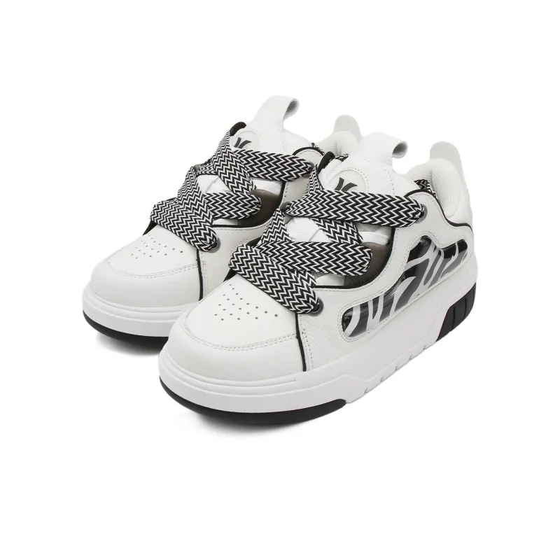Hurley Puffy Shoes Wear-Resistant Breathable Height Increasing Low-Top Skateboard Shoes Unisex-2