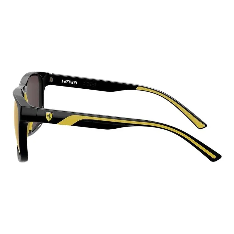 Ferrari Square Sunglasses Unisex Black-3