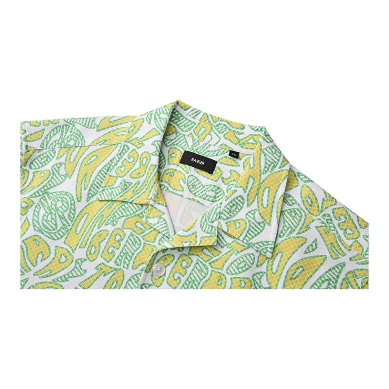 RARE Short Sleeved Shirt Men's Multicolor-3