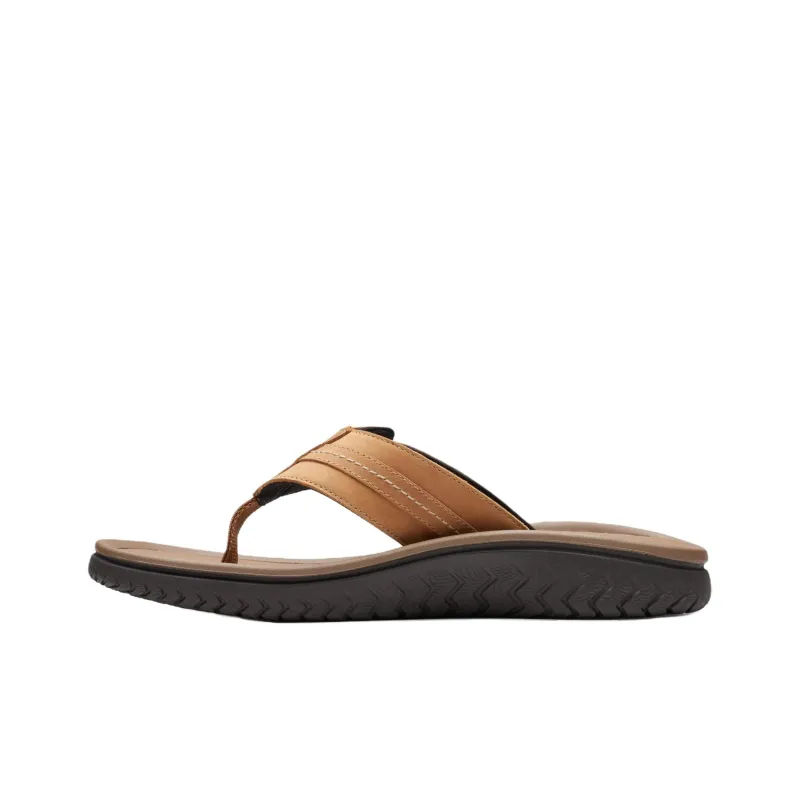 Clarks EVA Flip Flops Men's Brown-0