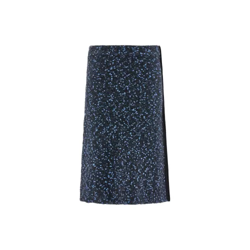 Ferragamo Casual Long Skirts Women's Marine Blue