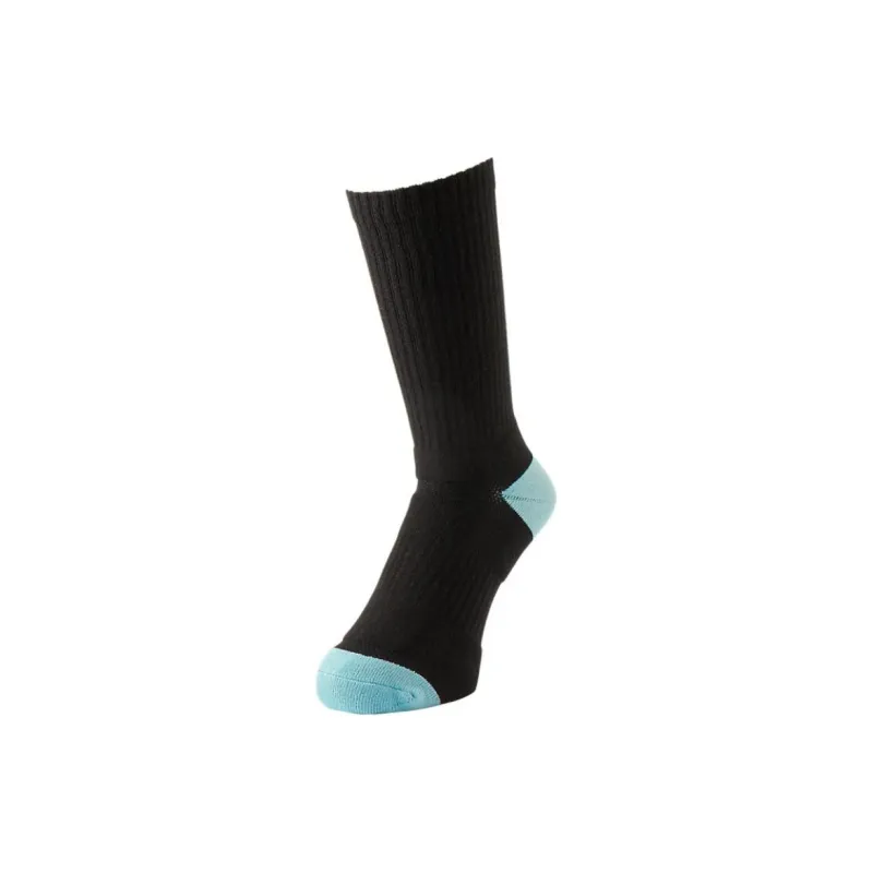 Asics Basketball Socks Unisex 1 Pack High Performance Black X Cyan-0