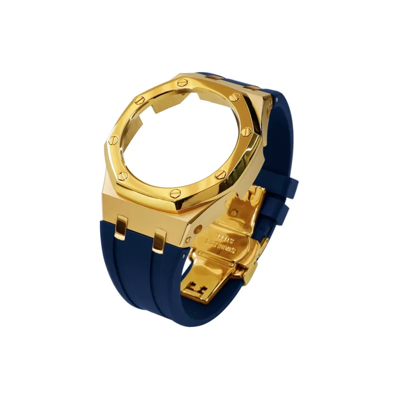Keppot Compatible With Farmhouse Oak GA 2100 GA 2110 GA B2100 Modified Metal Strap Watch Case Unisex-34