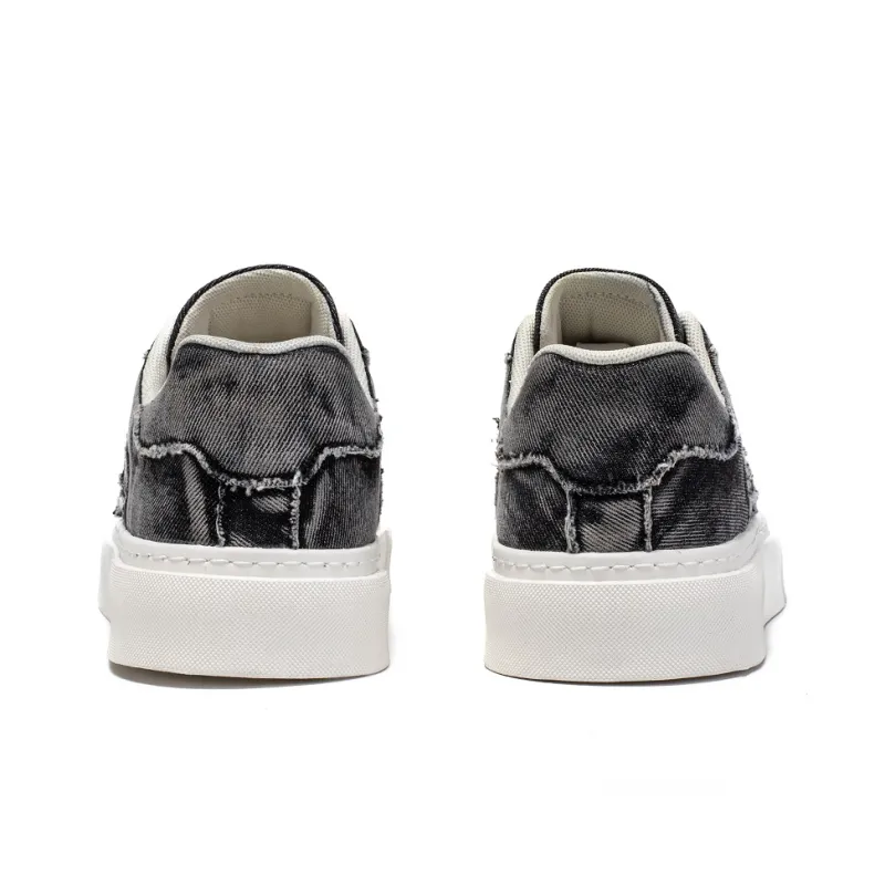 Skate Park Anti-Slip And Wear-Resistant Height Increasing Low-Top Skateboard Shoes Men's-15