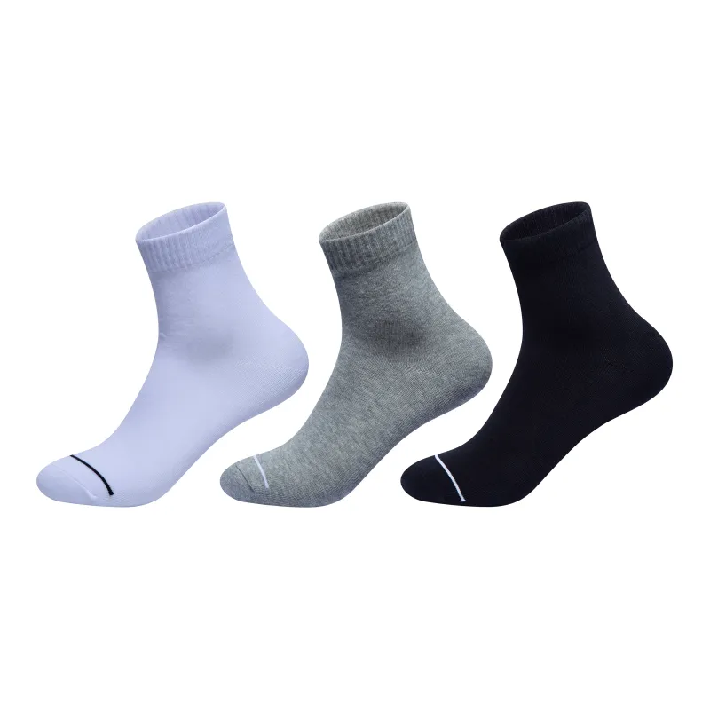 SAIQI Mid Calf Socks Men's 3 Pack-3