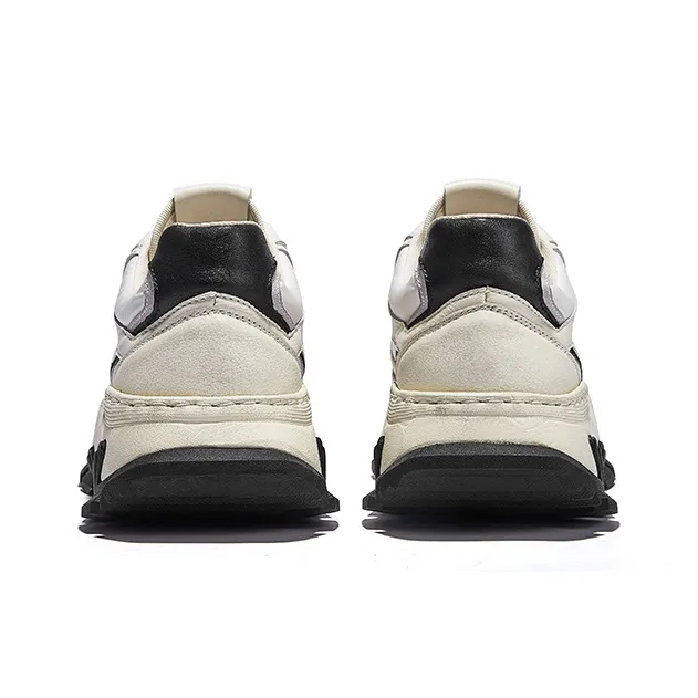 Hautton Jeans Casual Shoes Men's White-5