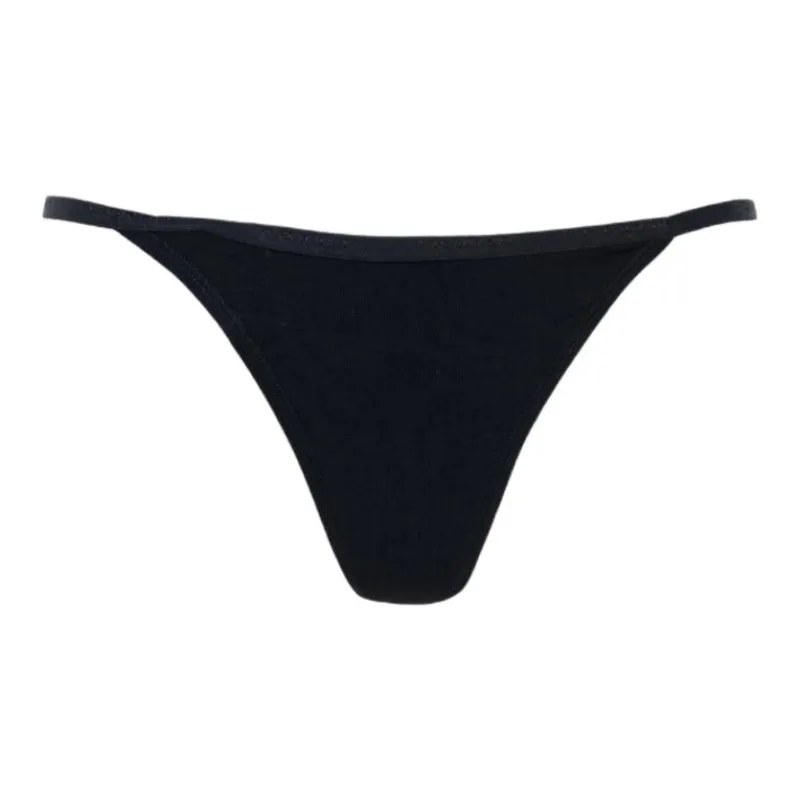 CK/Calvin Klein STRING BIKINI Underpants Europe Version Women's 1 Pack Black-0