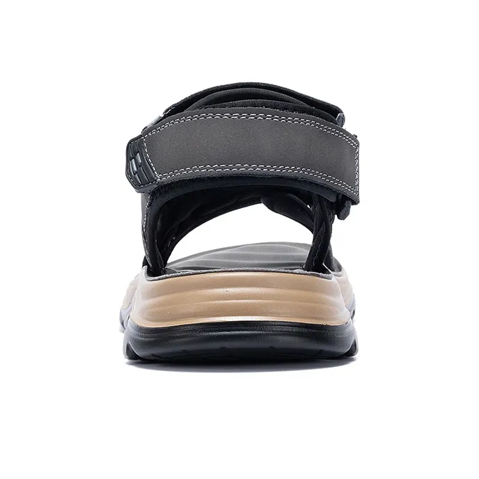 JOSINY Beach Sandals Men Gray/Yellow Brown-3