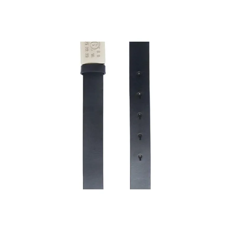 MM6 Maison Margiela Numeric Logo Buckle Belt-2