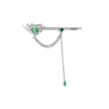 Kelanxi Hair Clips Women's Silver