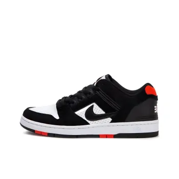 Nike Sb Air Force 2 Low Black White Habanero Red
