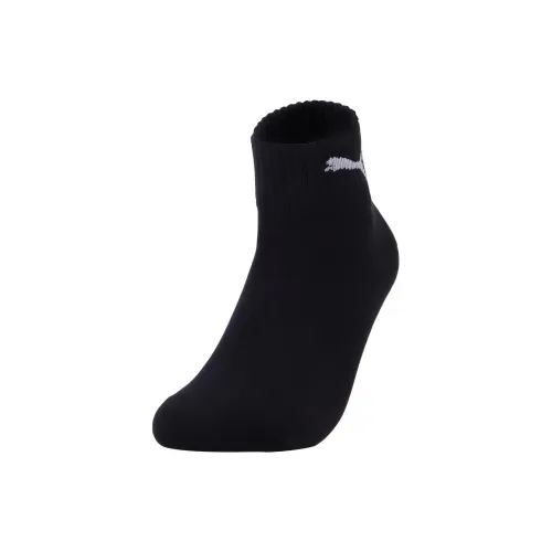 PUMA QUARTER 1P APAC Mid-Calf Socks Unisex 1 Pack Black