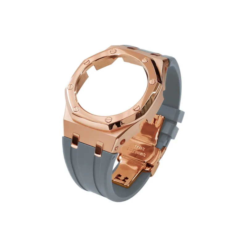 Keppot Compatible With Farmhouse Oak GA 2100 GA 2110 GA B2100 Modified Metal Strap Watch Case Unisex-39