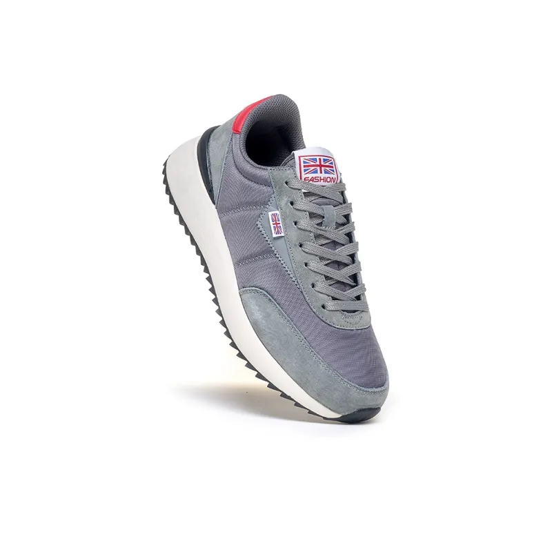TREEPERI Running Shoes Unisex Low Top Gray-1