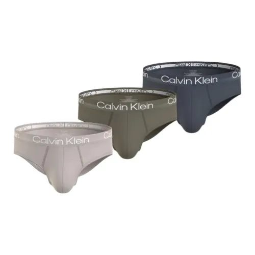CK/Calvin Klein HIP BRIEF 3PK Underpants Europe Version Men's 3 Pack