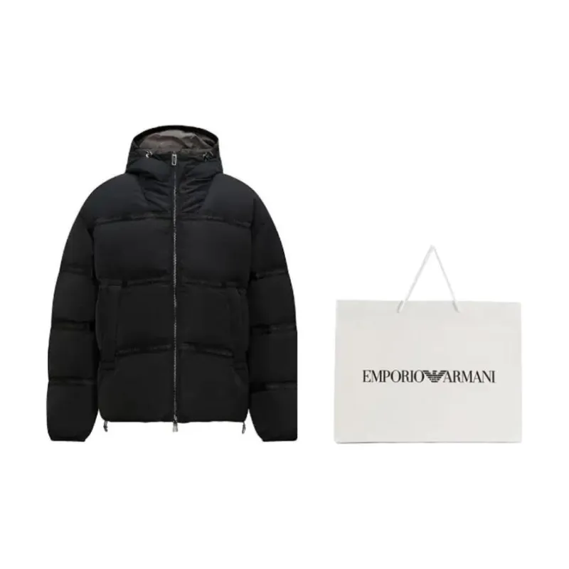 EMPORIO ARMANI Logo tape Down Padded Jacket-2