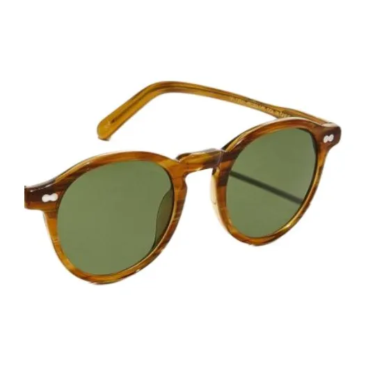 MOSCOT Round Sunglasses Unisex Brown-2