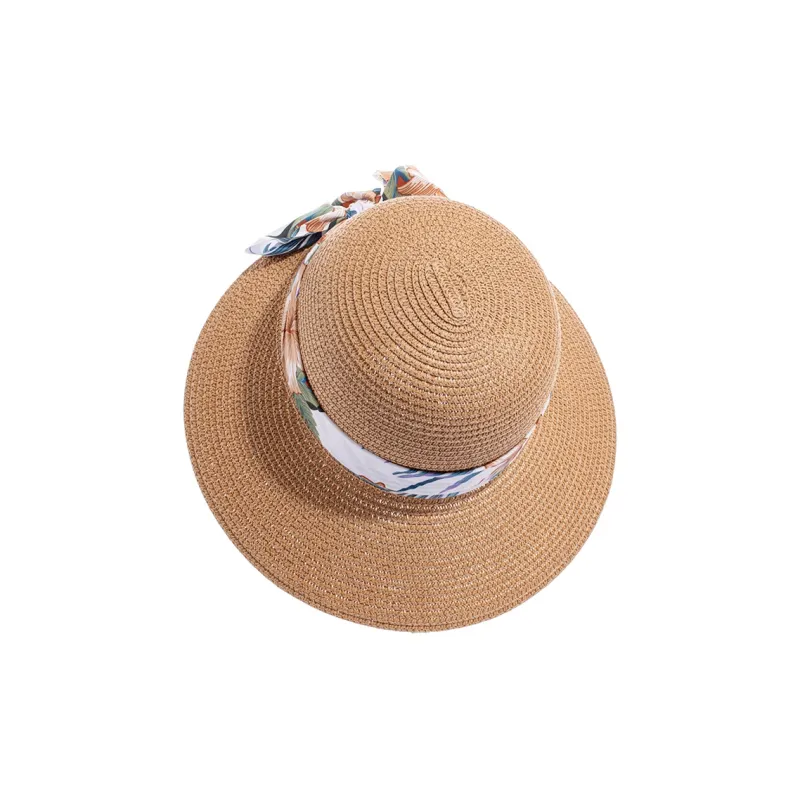 ZANC Straw Woven Sun Protection Hats Women's-2