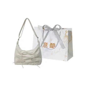 Cool Pu Shoulder Bag Women's Ecru/Silver/Black/Pink