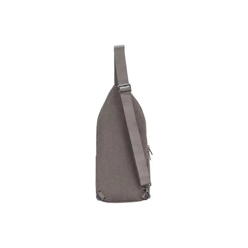 SWIZA Polyester One Shoulder Crossbody Fanny Pack Sling Bags Regular Unisex Light Gray/Black/Khaki Green-10