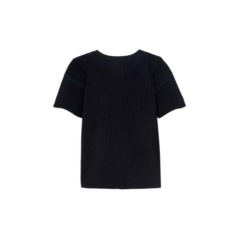Homme Plissé ISSEY MIYAKE Plissé effect T shirt-1
