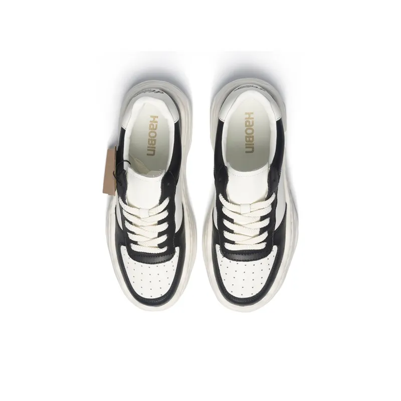 Haobin Balance Height Increasing Low-Top Skateboard Shoes Unisex-12