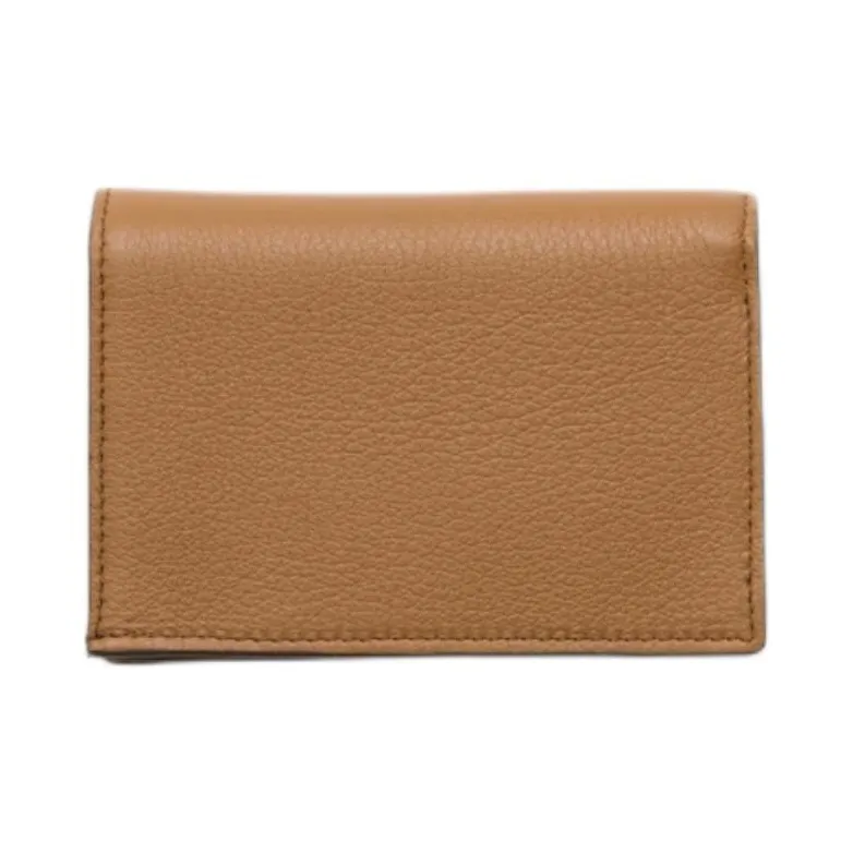 PRADA Leather Wallet Small Size Women's Caramel Brown-1
