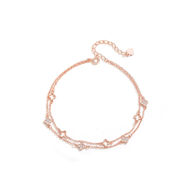 Eclater 925 Sterling Silver Anklets Women's-1