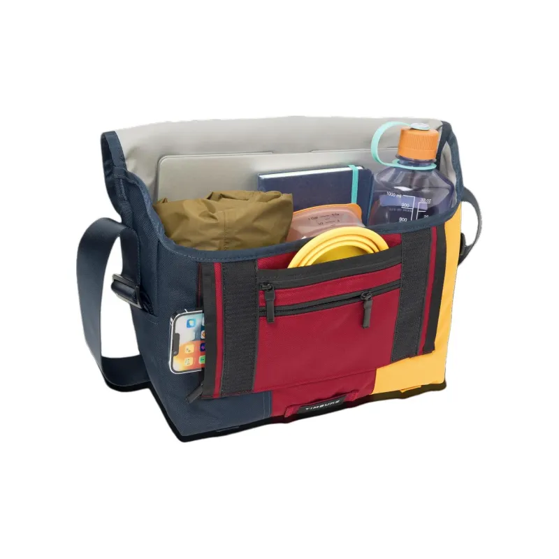 Timbuk2 Recycled Material Messenger Bag Shoulder Bag Crossbody Bag Small Size Unisex Marine Blue & Red & Yellow-3