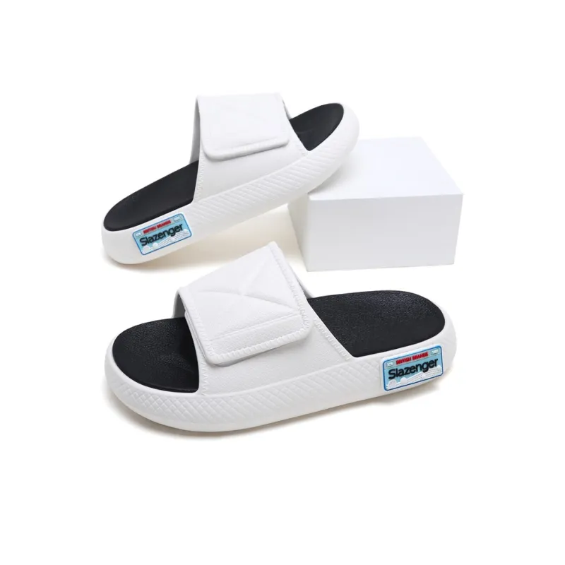 Slazenger Slip Resistant Slide Slippers Unisex White-4