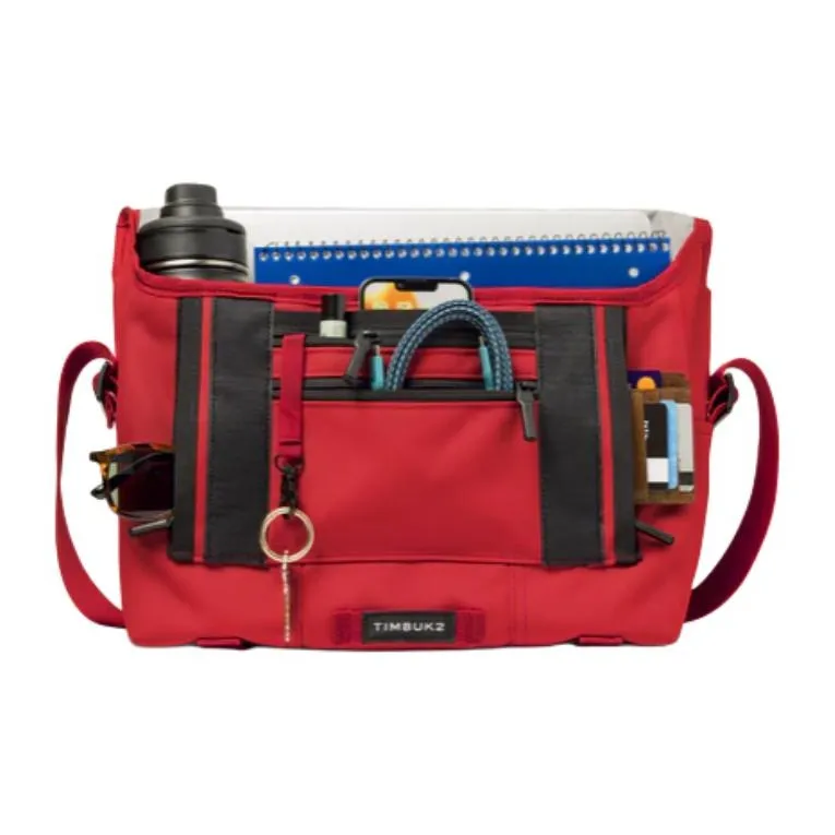 Timbuk2 Recycled Fabric Messenger Bag Shoulder Bag Crossbody Bag Small Size Unisex Fire Red-1